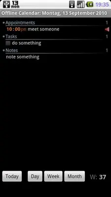 Offline Calendar android App screenshot 1